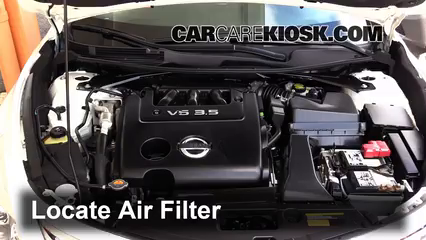 2015 Nissan Altima SL 3.5L V6 Air Filter (Engine) Replace